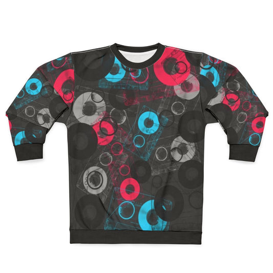 Retro Mixtape Graphic Sweatshirt
