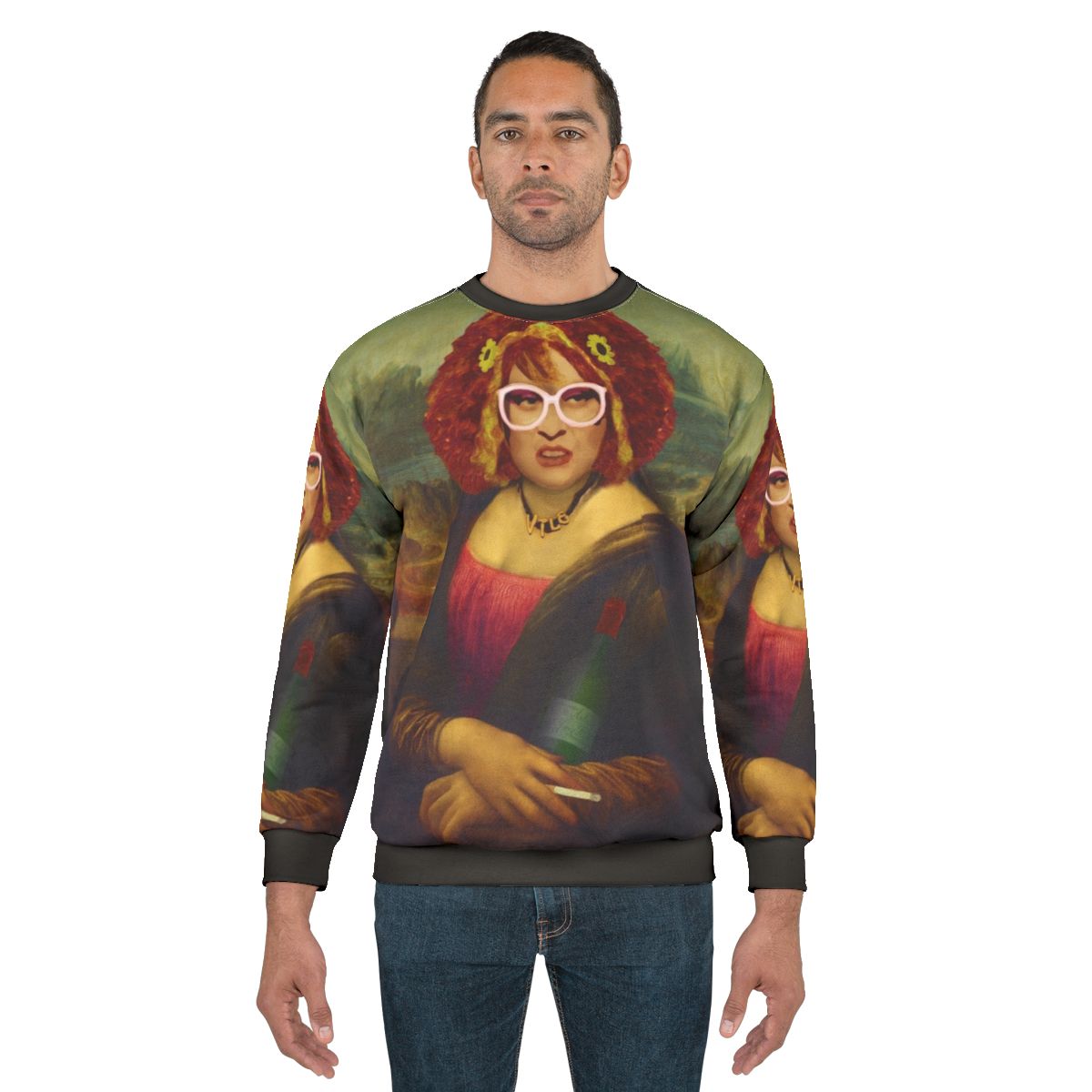 Moaner Linda Sweatshirt featuring Big Fat Arts urban style design