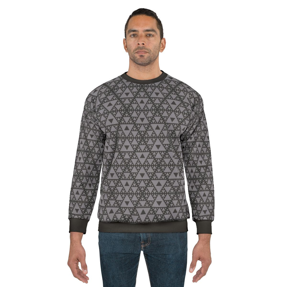 Motion Capture Triangular Pattern Sweatshirt