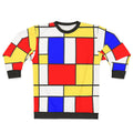 Mod 60s Mondrian Style Abstract Sweatshirt