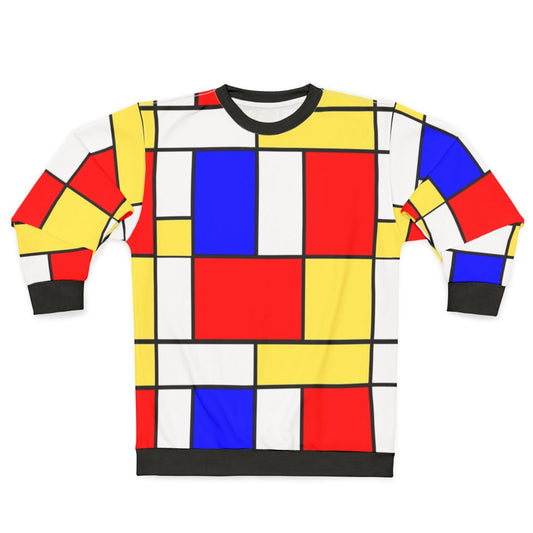 Mod 60s Mondrian Style Abstract Sweatshirt