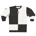 Mod Inspired Black & White Sweatshirt with Iconic Mod Logo