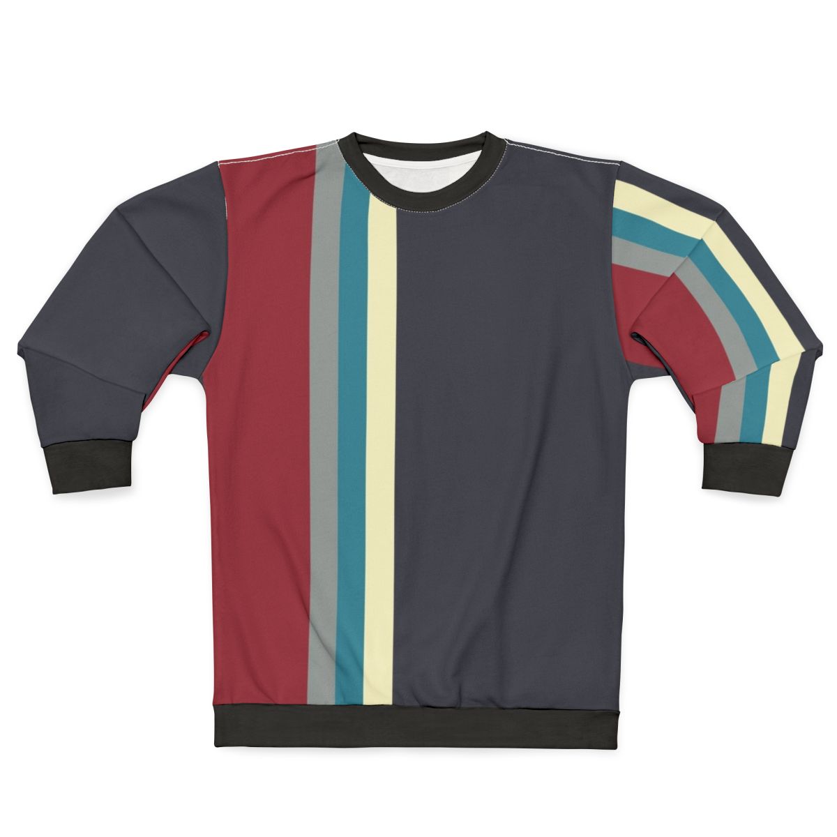 Mod Stripes Sweatshirt - Retro 60s 50s Inspired Fashion