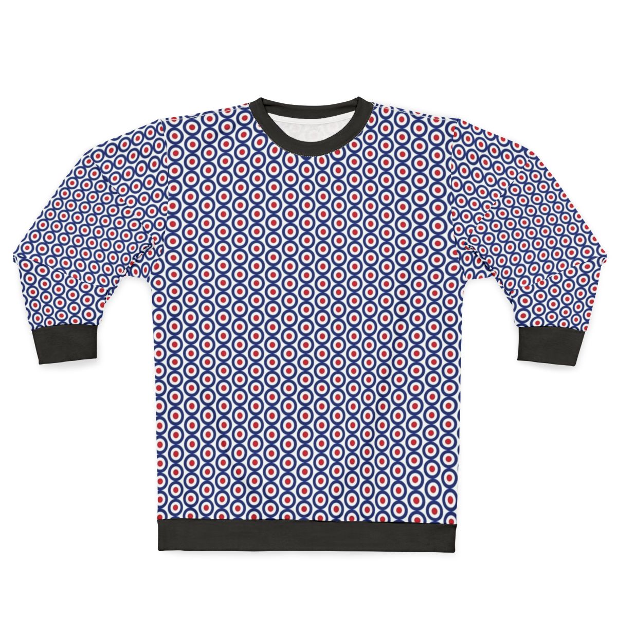Mod Target Sweatshirt - 1960s Inspired Fashion