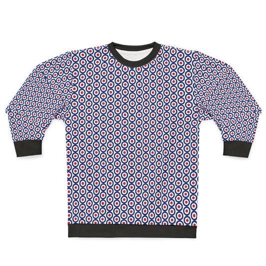 Mod Target Sweatshirt - 1960s Inspired Fashion