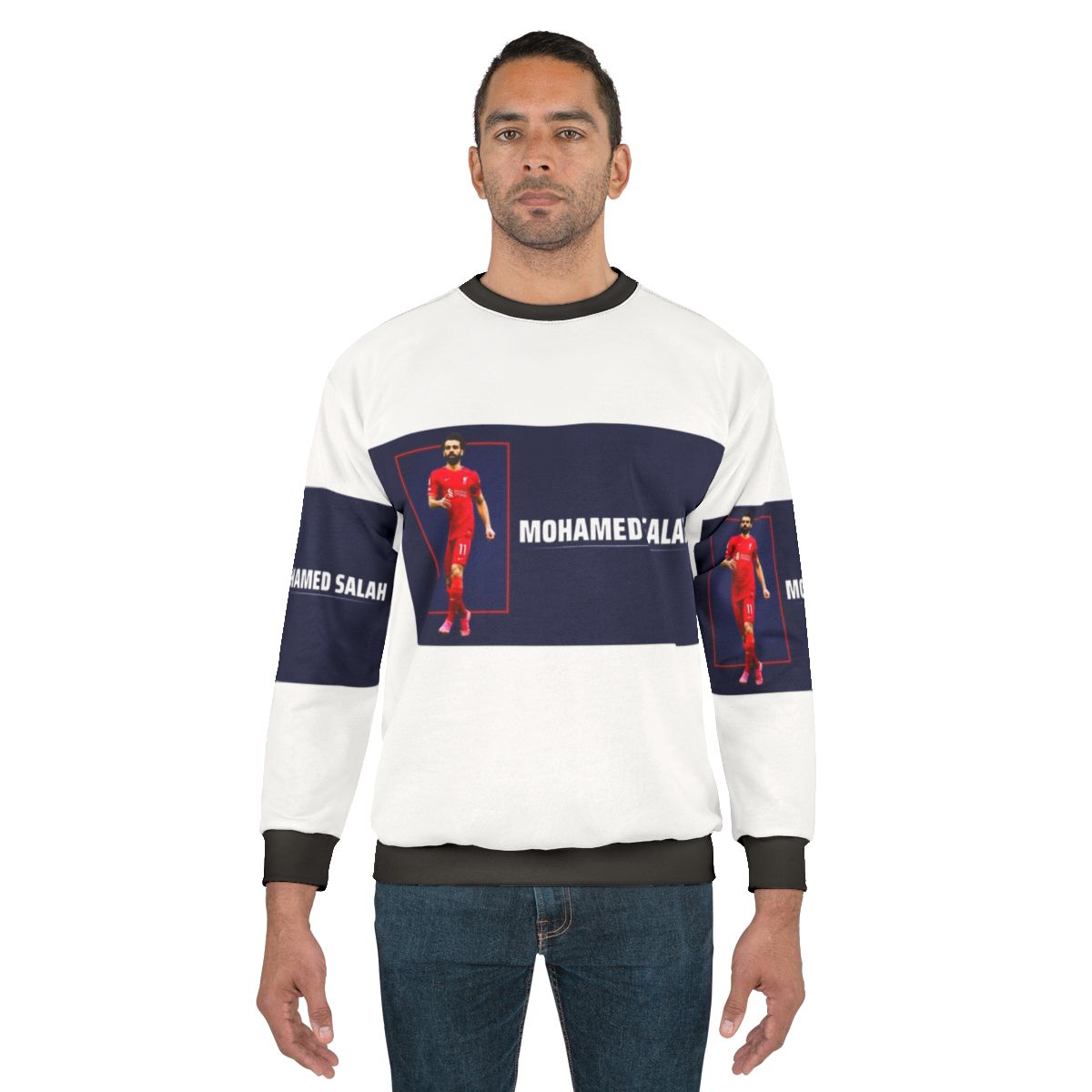 Mohamed Salah Wallpaper Sweatshirt