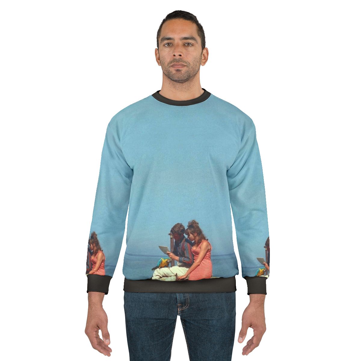 Pierrot Le Fou inspired graphic sweatshirt