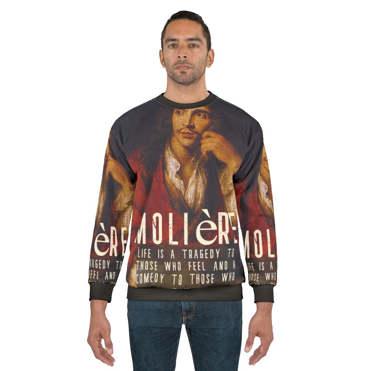 Molière Tragicomedy Quotes Baroque Sweatshirt