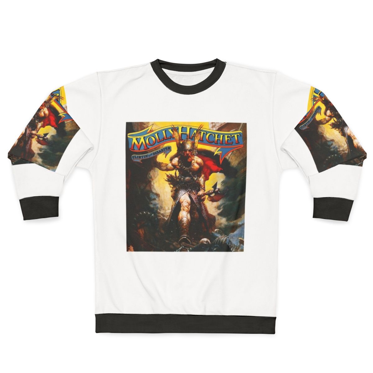 Molly Hatchet Vintage Poster Art Sweatshirt