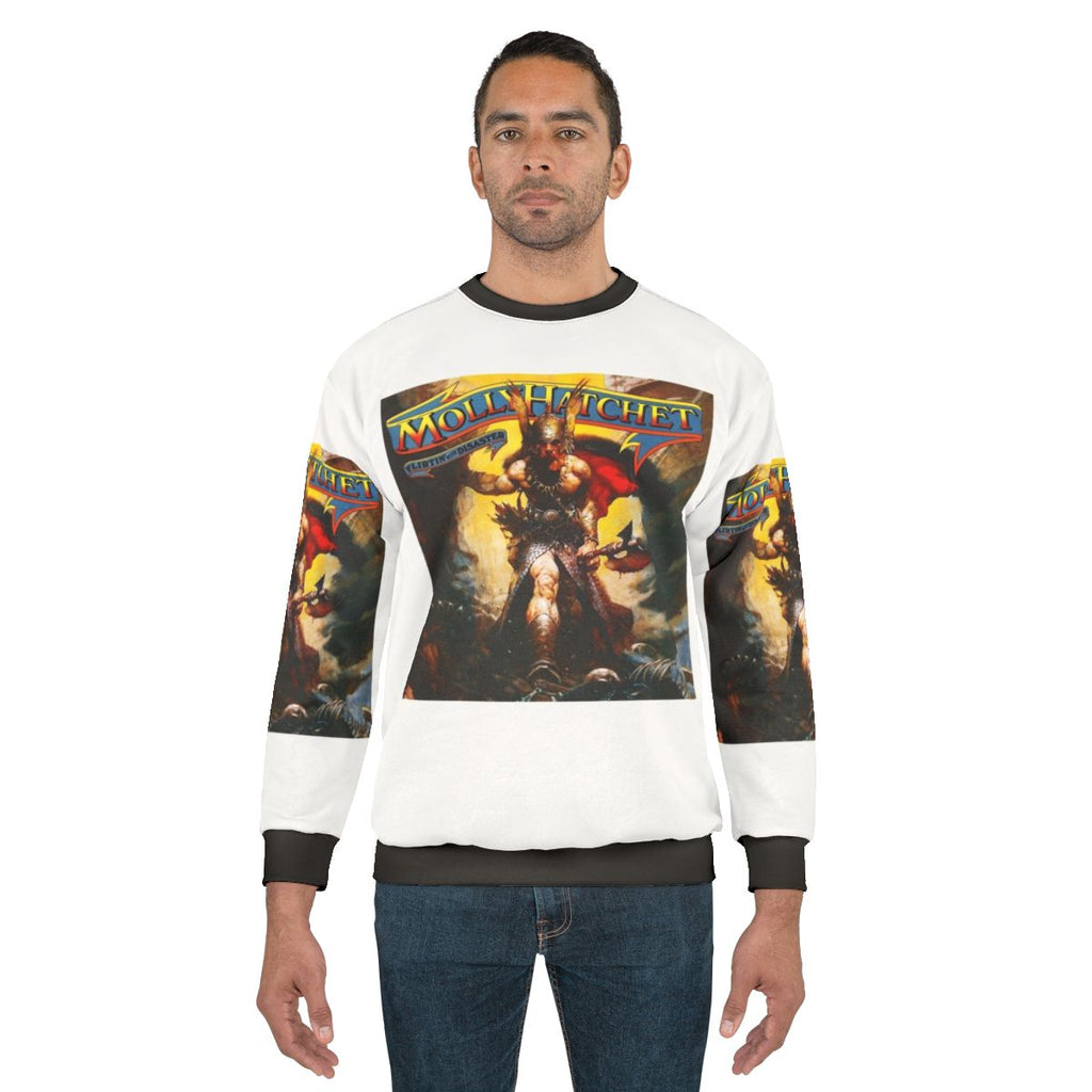 Molly Hatchet Vintage Poster Art Sweatshirt