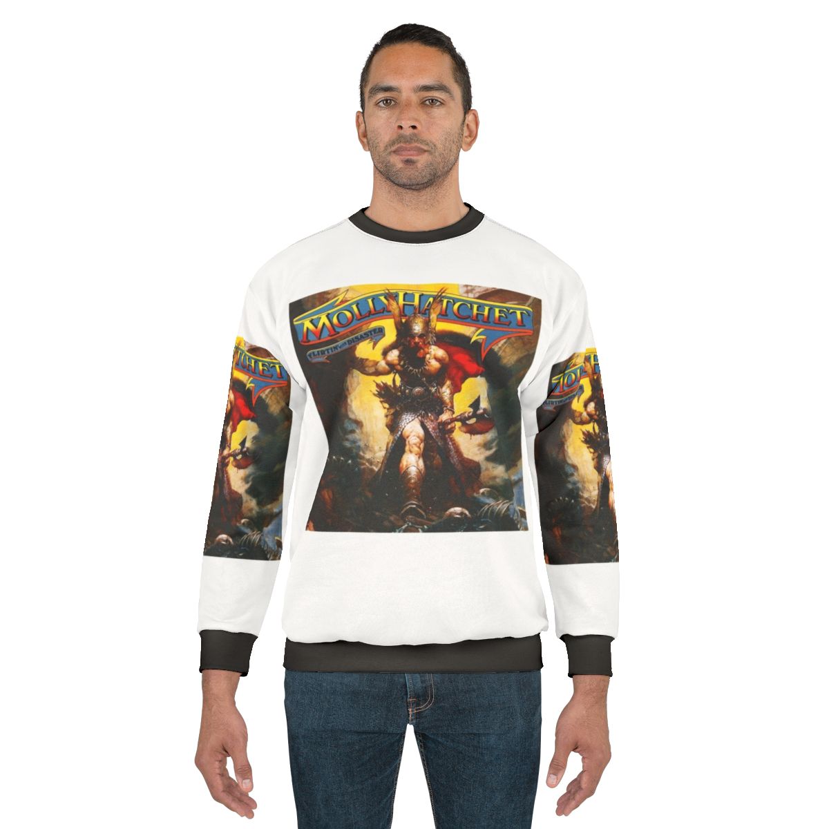 Molly Hatchet Vintage Poster Art Sweatshirt