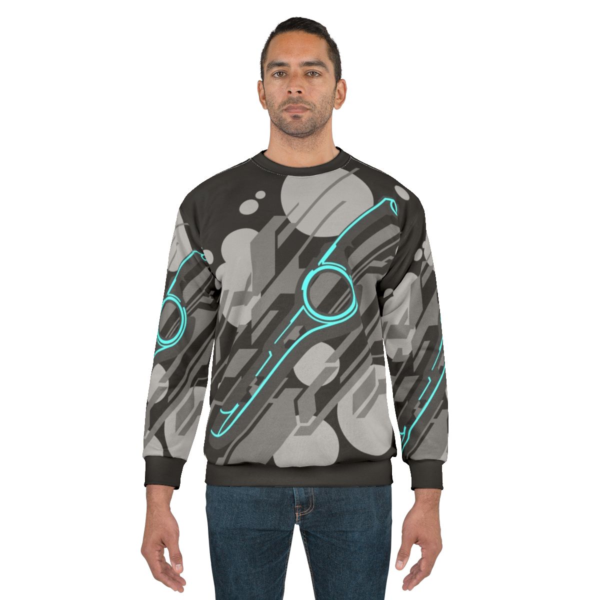 Monado Abstract Grey Sweatshirt
