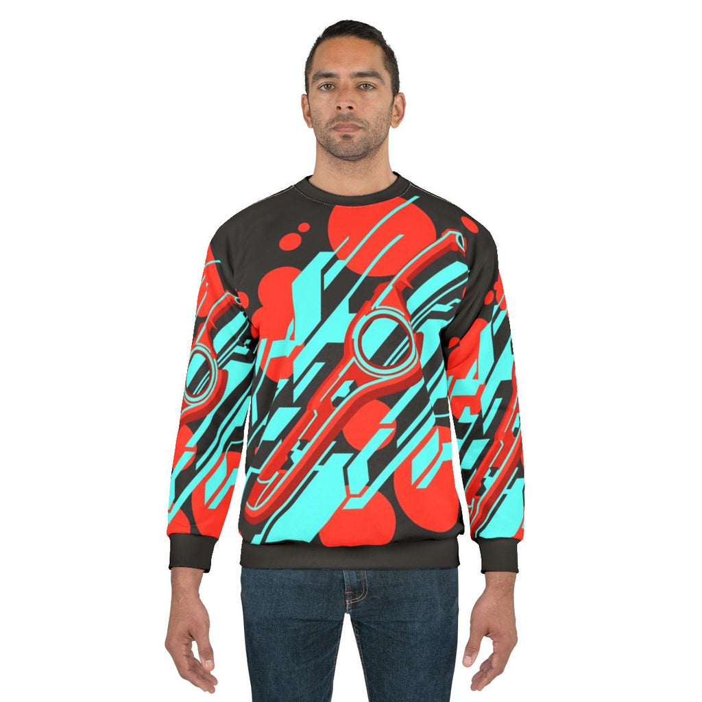 Monado abstract graphic sweatshirt