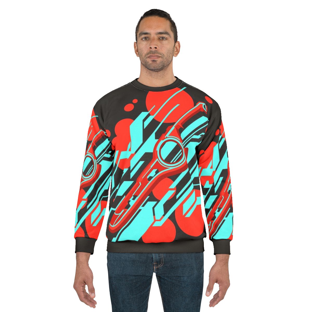 Monado abstract graphic sweatshirt