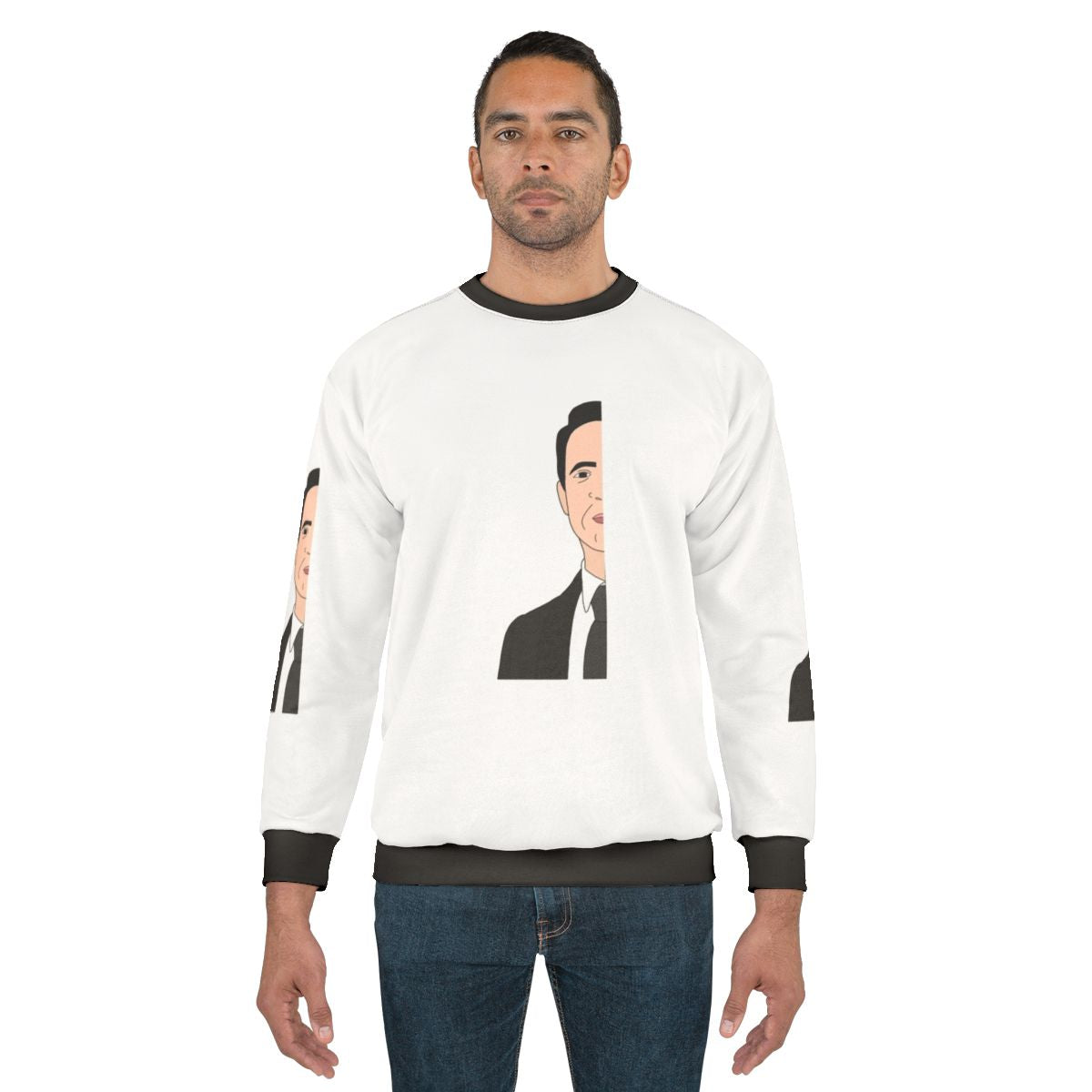 Berlin's Half Face Money Heist Netflix Sweatshirt