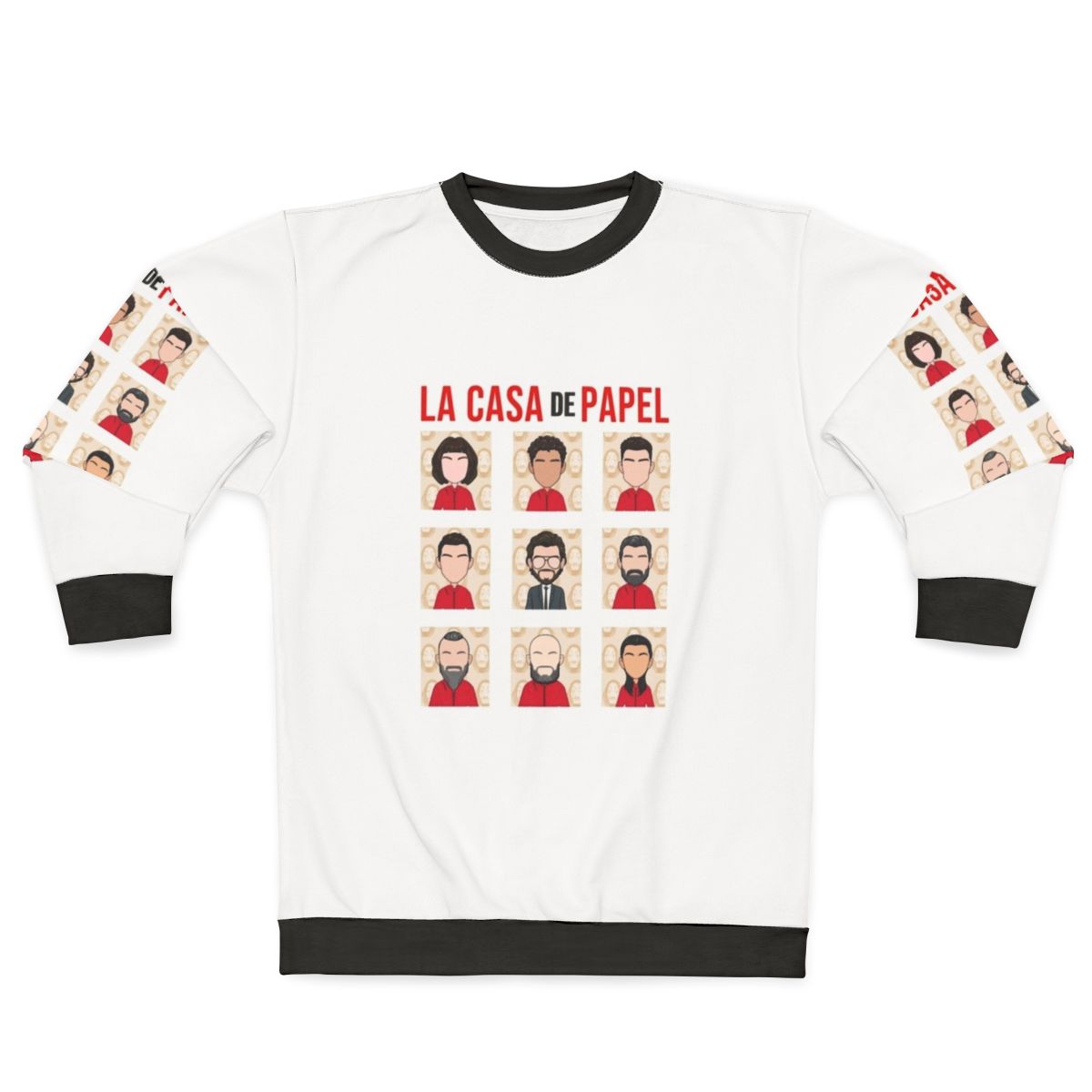 Money Heist Cast Members Sweatshirt