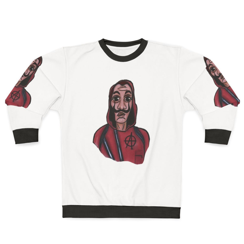 Money Heist Dali Mask Anarchy Suit Sweatshirt