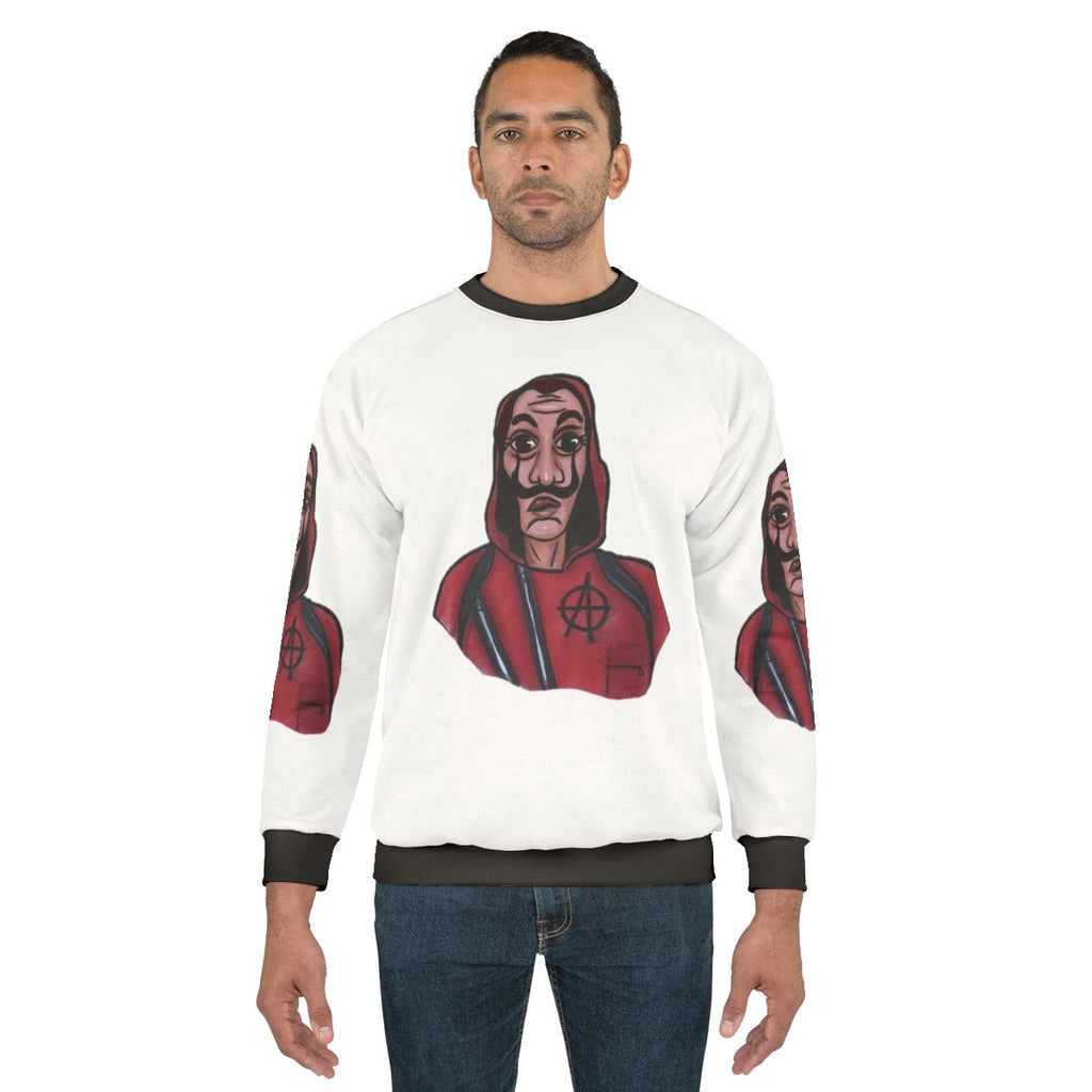 Money Heist Dali Mask Anarchy Suit Sweatshirt