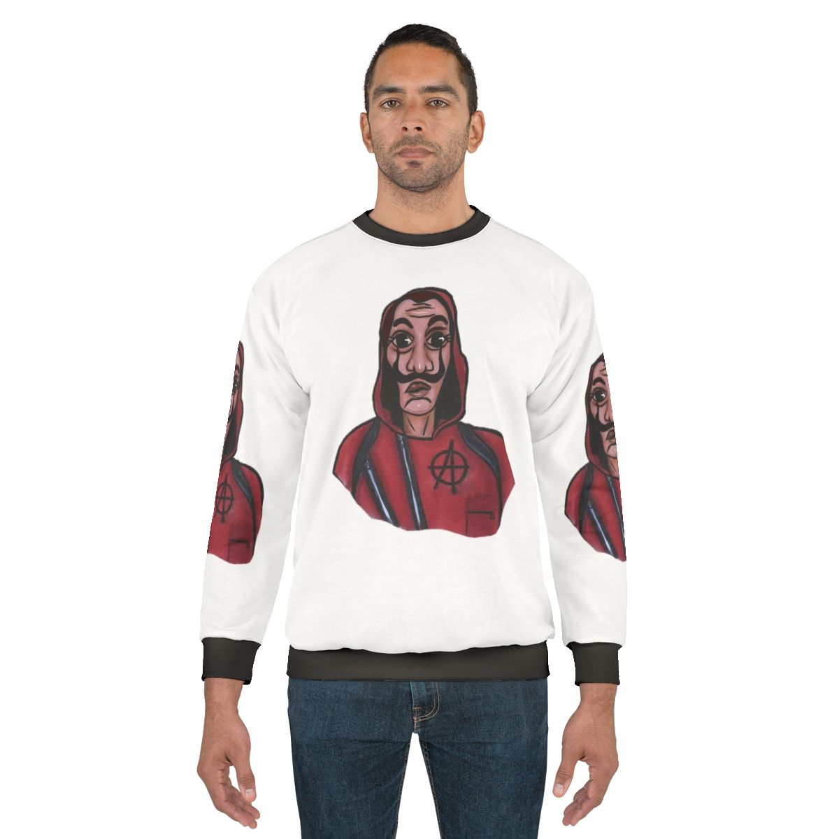 Money Heist Dali Mask Anarchy Suit Sweatshirt