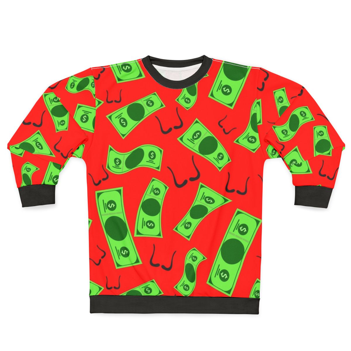 Money Heist Dollars Patterned Sweatshirt