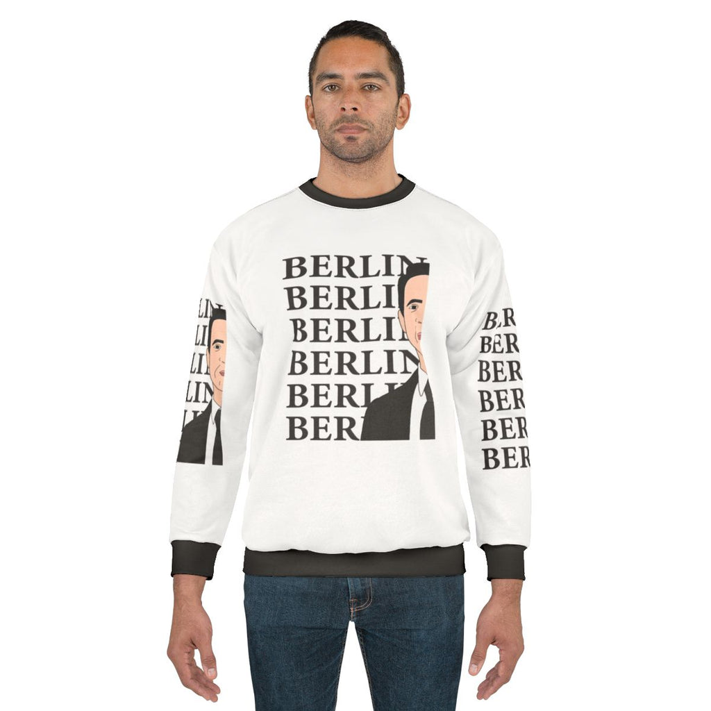 Berlin Typography Money Heist Netflix Series Sweatshirt