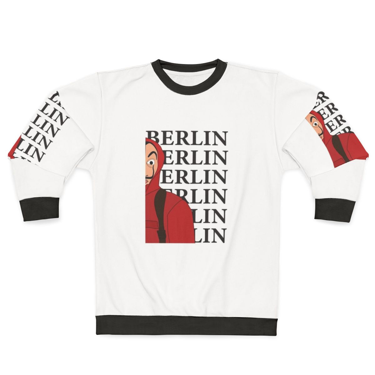 Berlin Typography Money Heist Sweatshirt