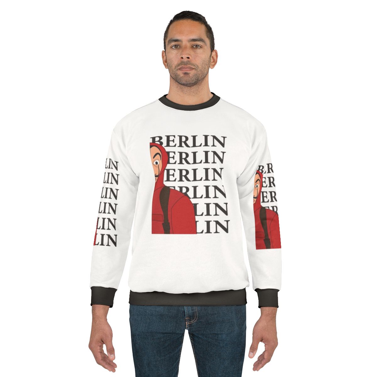 Berlin Typography Money Heist Sweatshirt