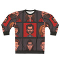 Money Heist Character Lineup Sweatshirt featuring the iconic characters from the Netflix series
