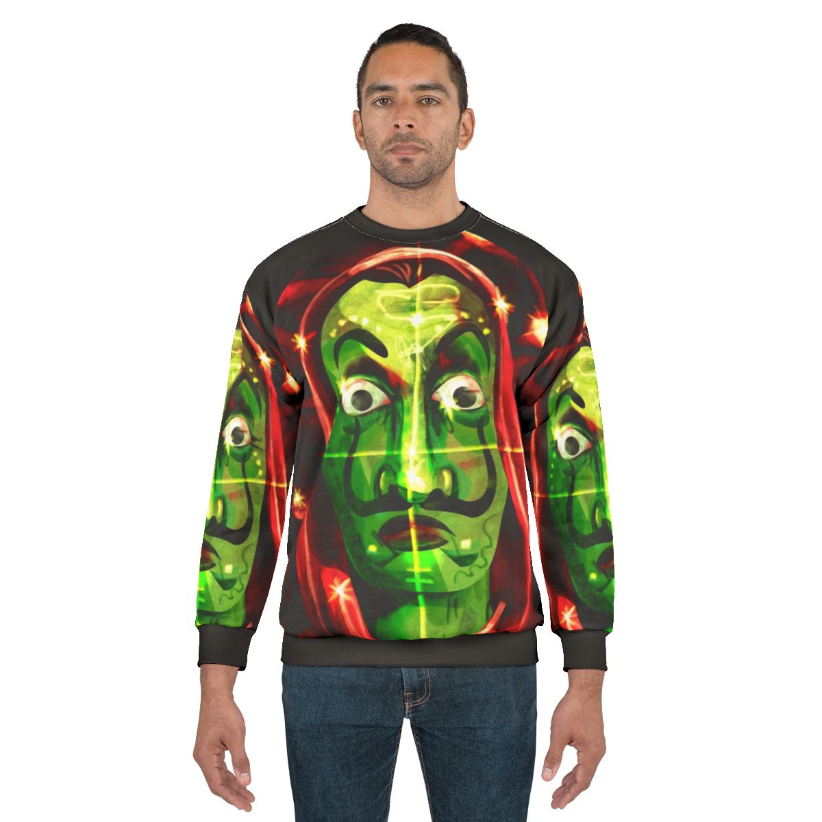 Money Heist Netflix Sweatshirt featuring Salvador Dali inspired design