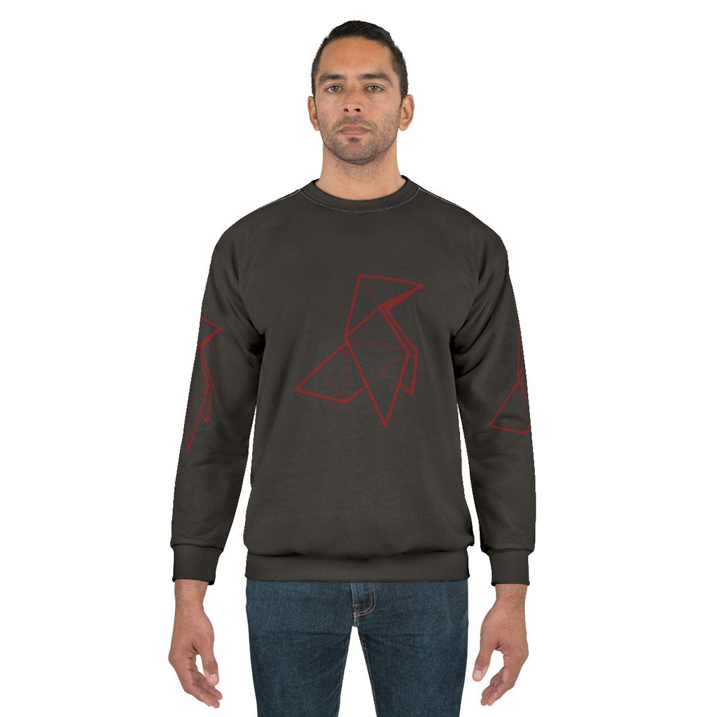 Money Heist Origami Crane Red Classic Sweatshirt