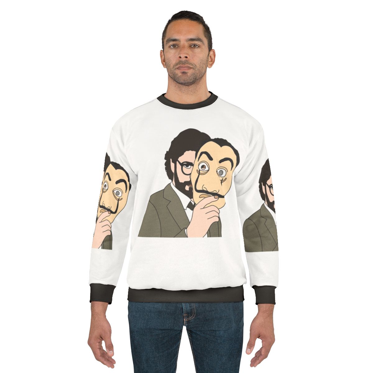 Money Heist Professor and the Mask Sweatshirt