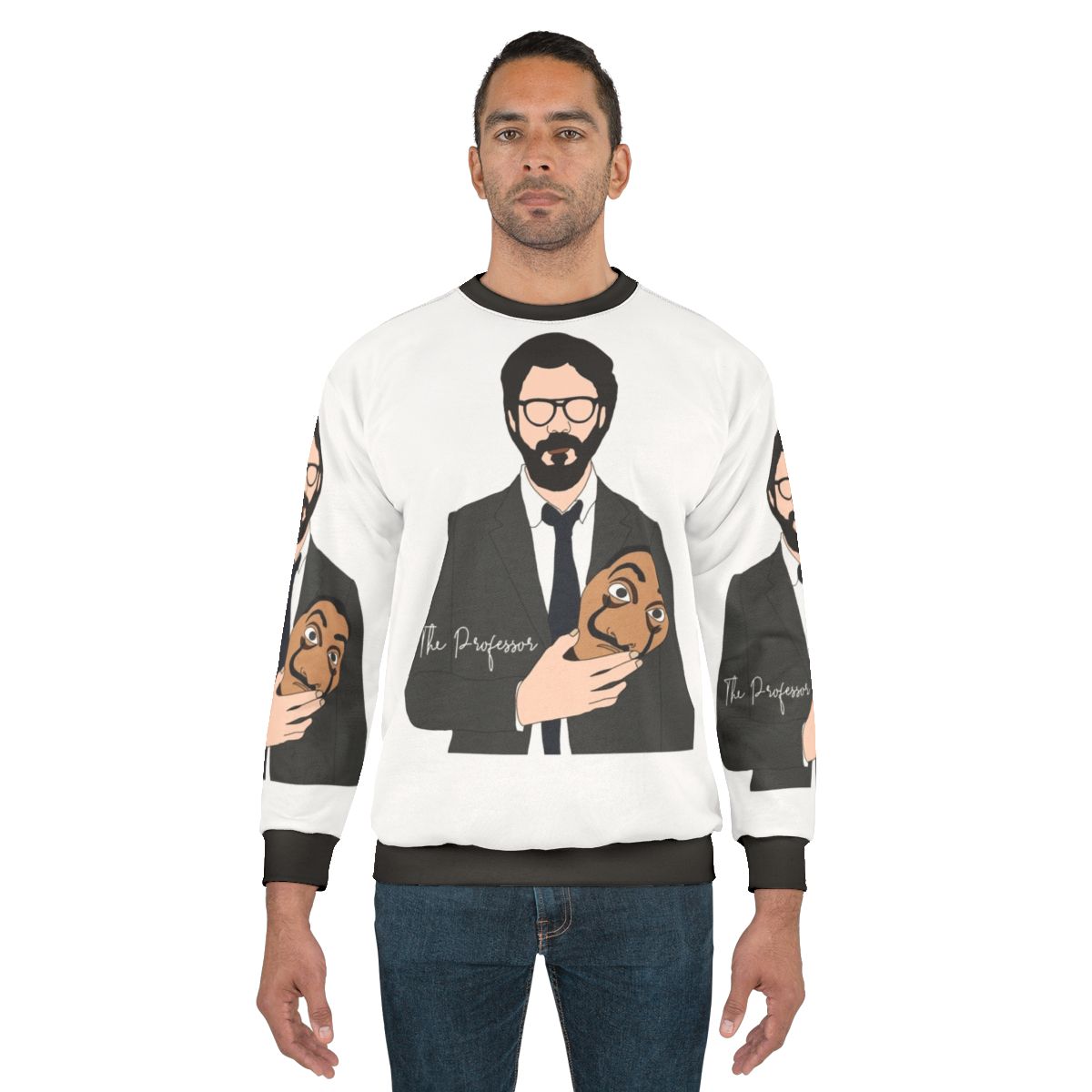 Money Heist Professor and The Mask Unisex Sweatshirt