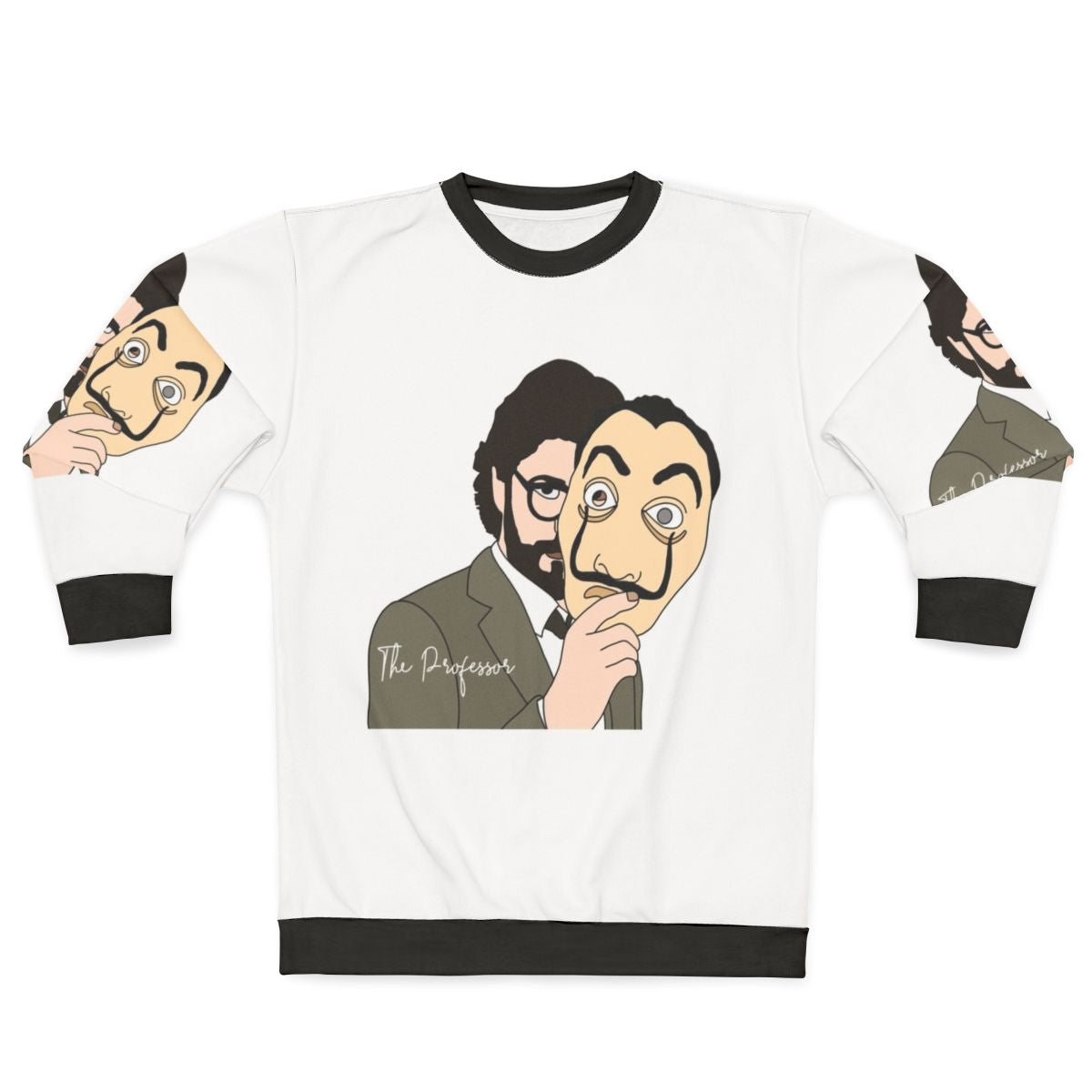 Money Heist Professor and The Mask Sweatshirt