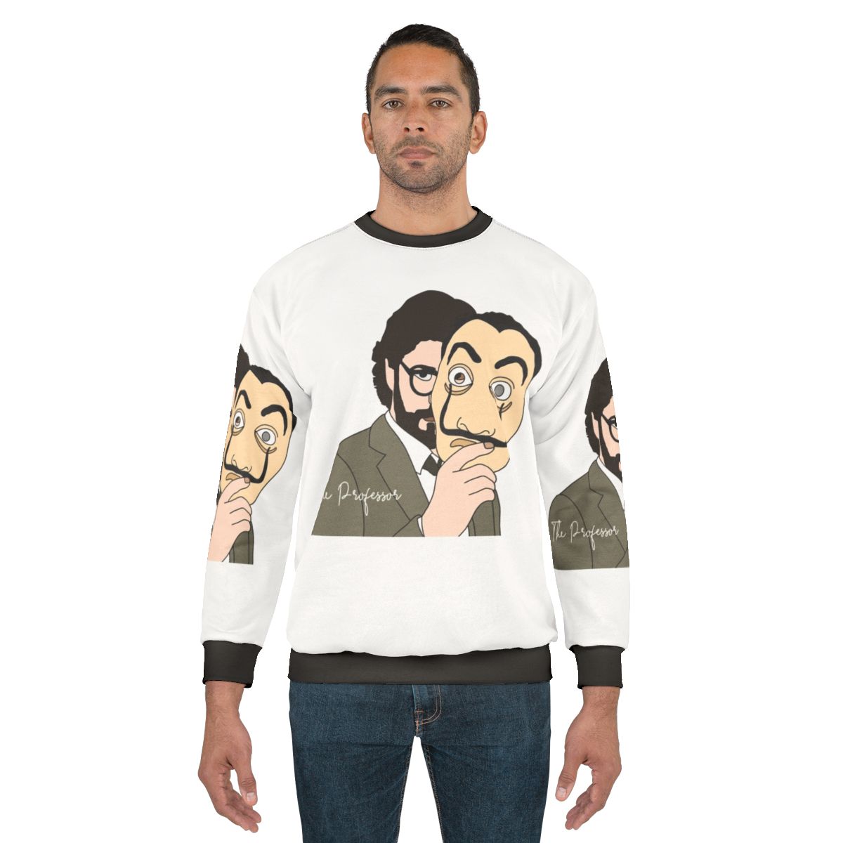 Money Heist Professor and The Mask Sweatshirt