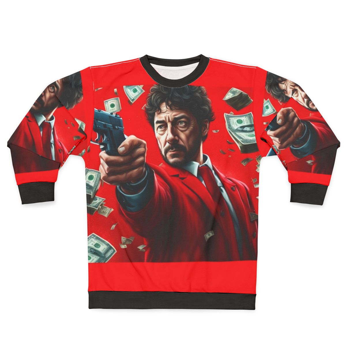 Money Heist Red Suit Sweatshirt