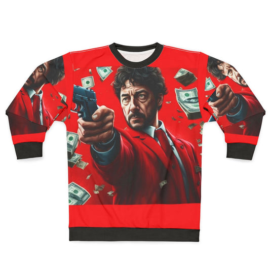 Money Heist Red Suit Sweatshirt