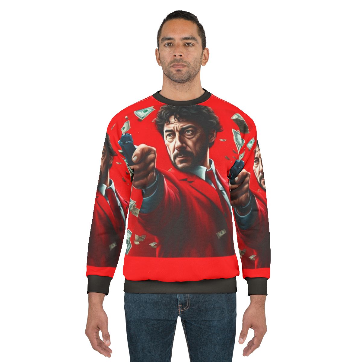 Money Heist Red Suit Sweatshirt