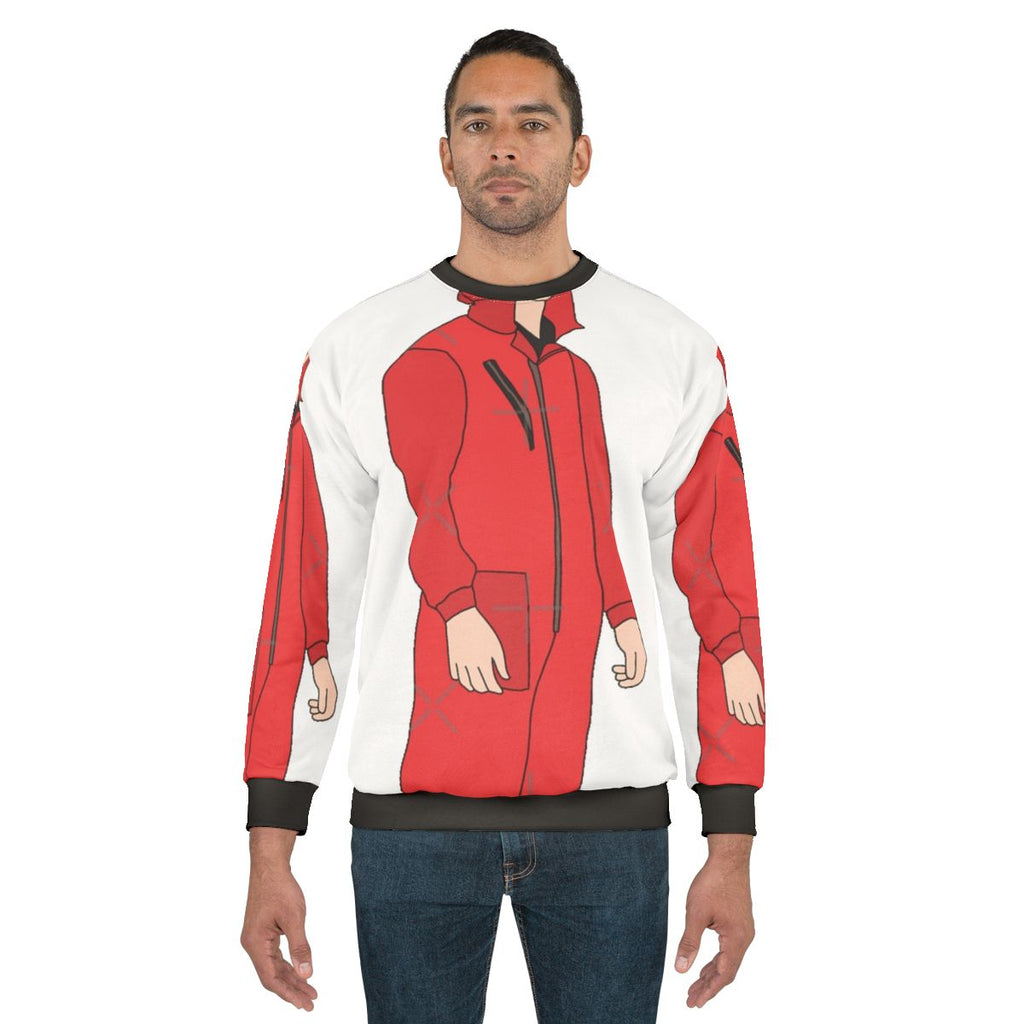 Money Heist Rio Sweatshirt with Character Design