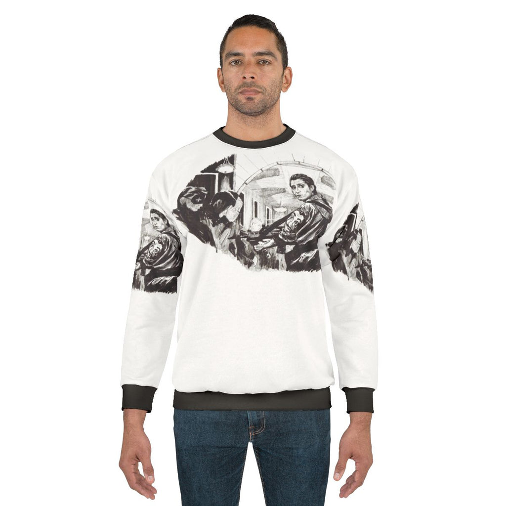 Money Heist Sweatshirt featuring iconic characters from the Netflix series