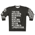 Money Heist Sweatshirt featuring characters from the popular TV series