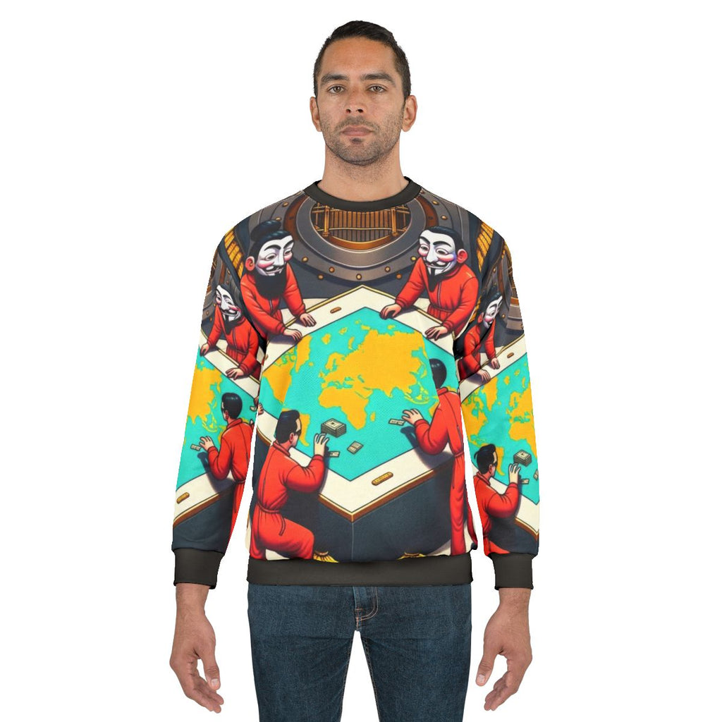 Money Heist The Plan Sweatshirt with Dali Mask Design