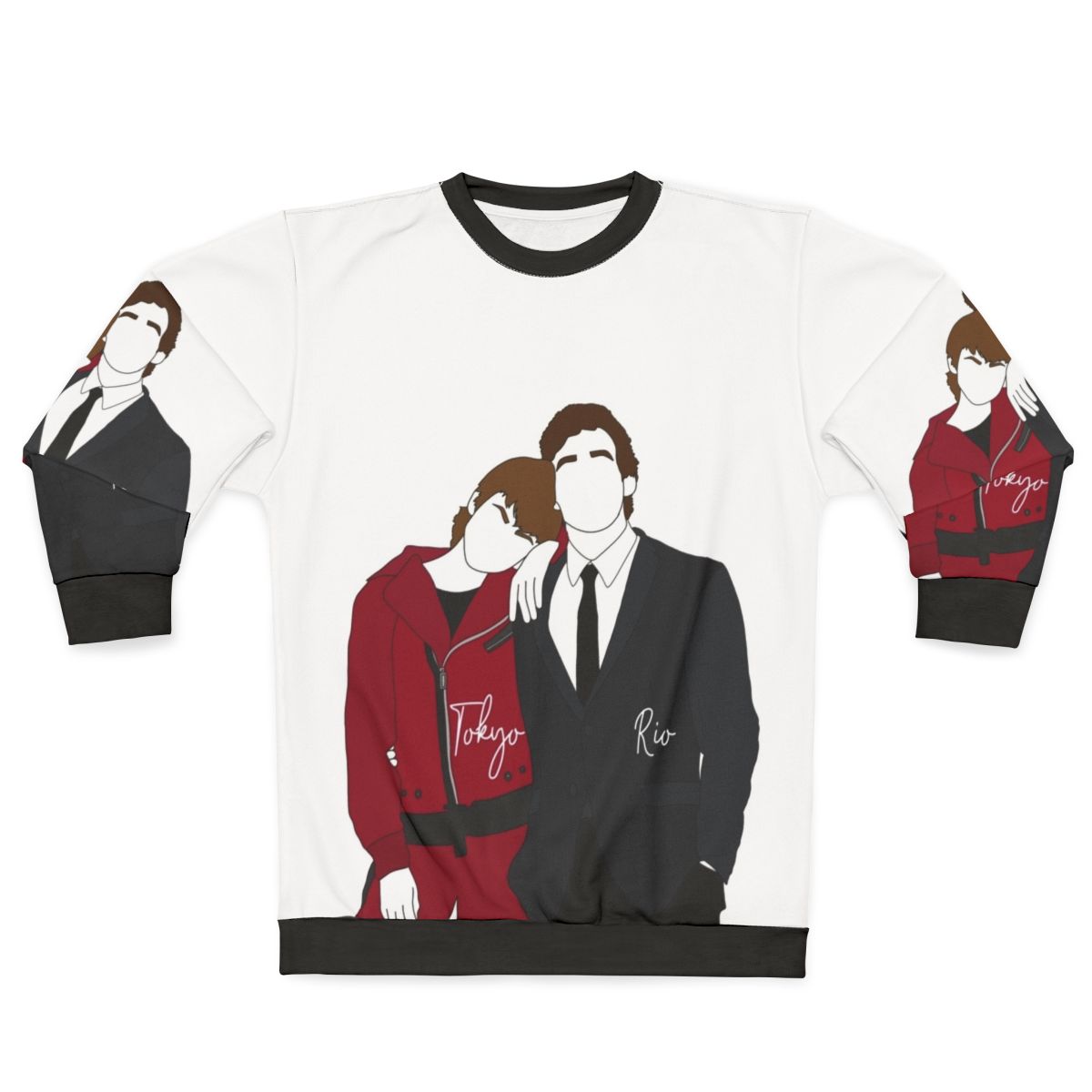 Money Heist Tokyo and Rio Sweatshirt