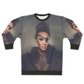 Monica Naranjo Orange Sweatshirt with Music Icon Design