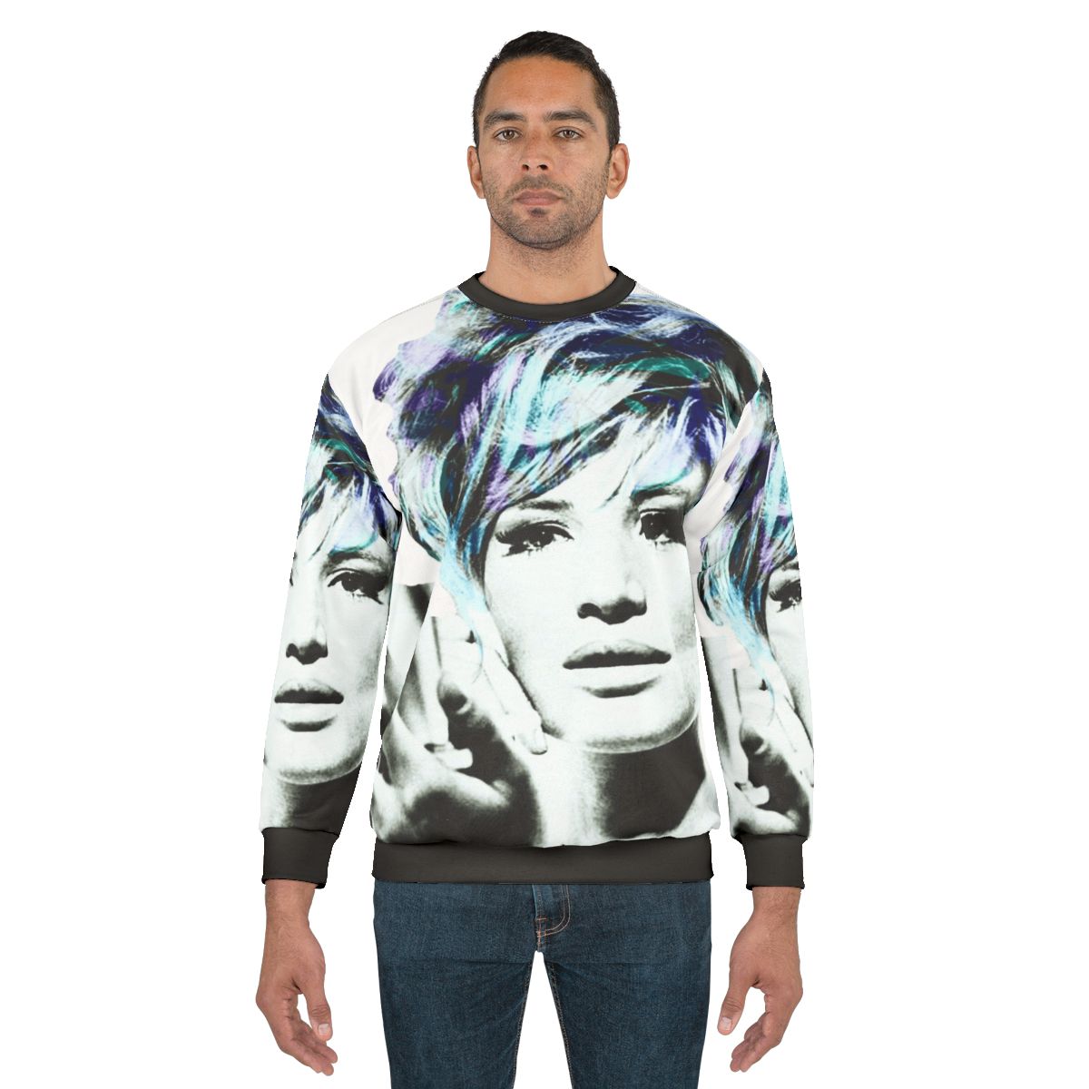 Monica Vitti Italian Cinema Pop Art Graphic Sweatshirt