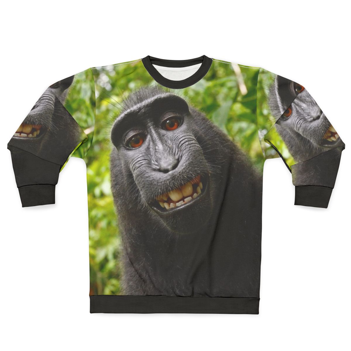 Monkey Business Casual Sweatshirt with a chimpanzee design