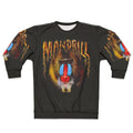 Funky retro 70s style monkey print sweatshirt