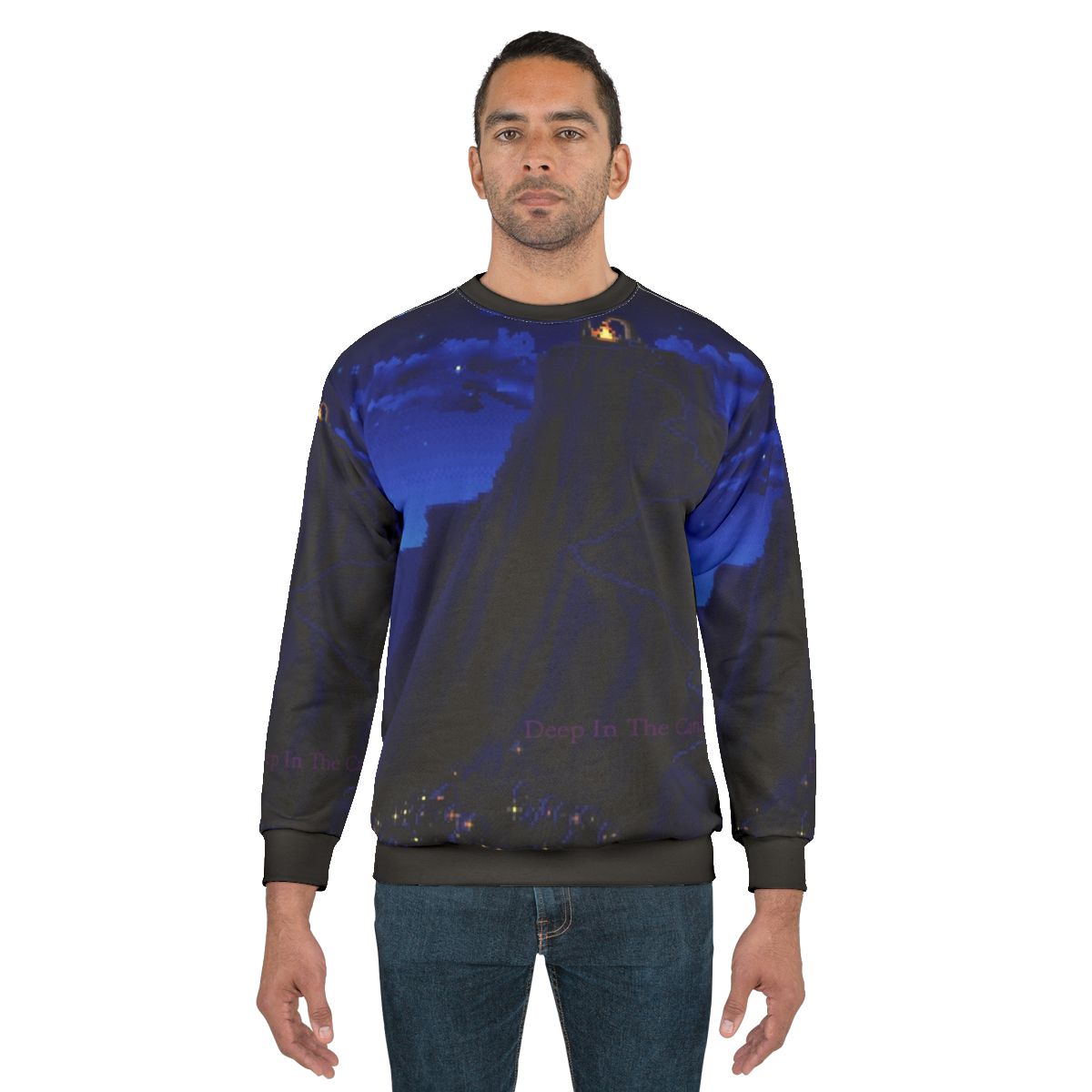 Monkey Island Caribbean Sweatshirt with tropical gaming graphics