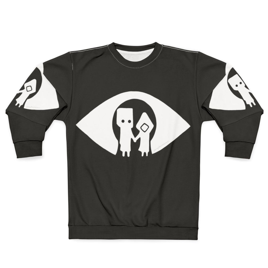 Mono and Six Holding Hands Black Gaming Sweatshirt