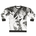 Monochrome possession horror manga anime graphic sweatshirt