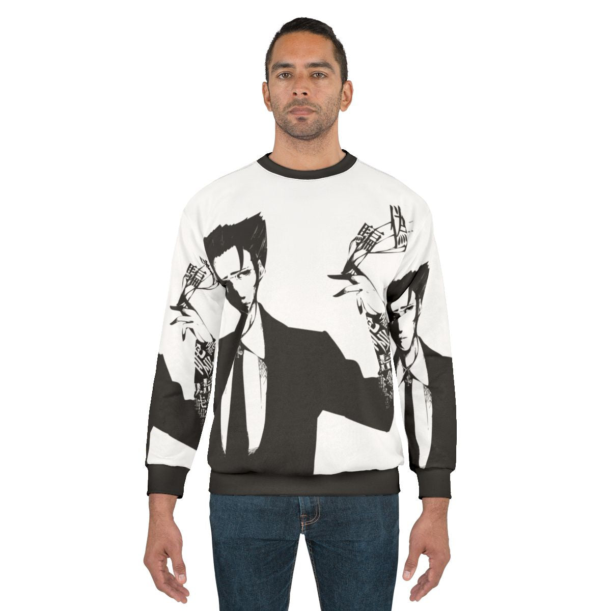Monogatari Kaiki Nisemono Sweatshirt featuring Kaiki Deishuu from the Monogatari series